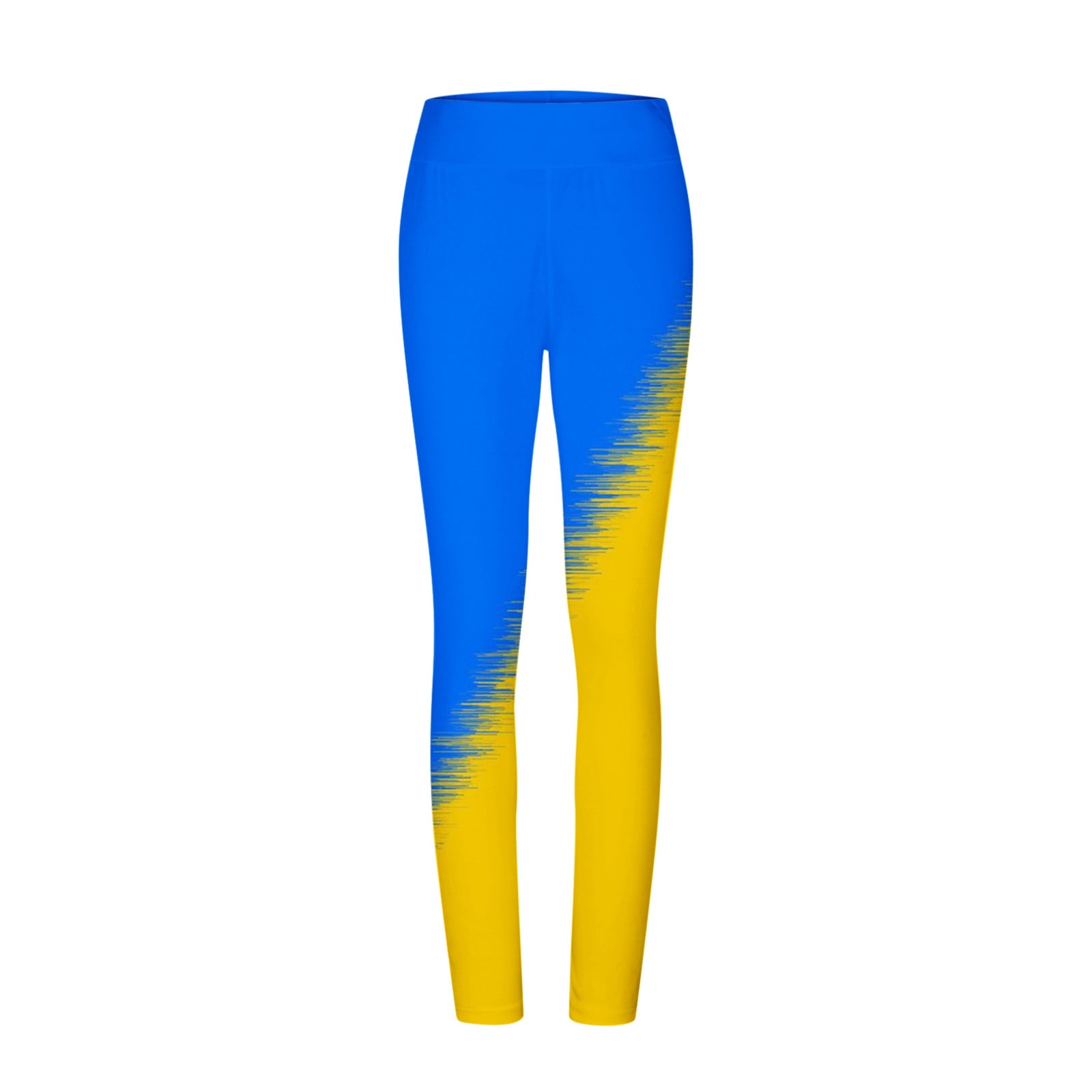 Womens Activewear Sports Leggings Tie Dye Leggings Yellow M - Walmart.com